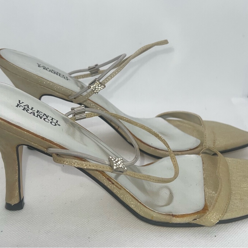 Valenti Franco Women's Tan‎ Strappy Heels